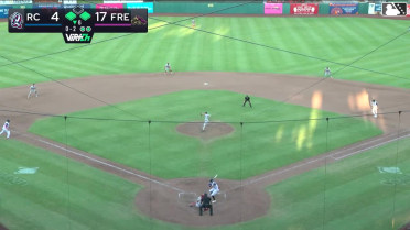 Ashly Andujar doubles (6) on a ground ball to left fielder Kevyn Castillo. Cruzmel Arias scores. Cam Hassert to 3rd.