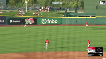 Tony Kemp's tumbling catch