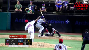 Samuel Gonzalez In play, run(s) to Oswaldo Osorio