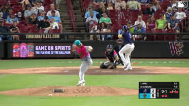 Juan Baez singles on a ground ball to right fielder Eduardo Quintero. Josh Adamczewski scores. Luis Castillo to 2nd.