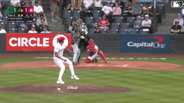 Carlos Gutierrez doubles (2) on a fly ball to center fielder J.R. Freethy. Gavin Kilen scores.