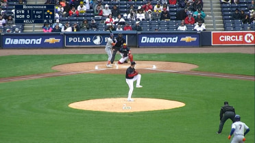 Jared Young racks up two hits in the same inning