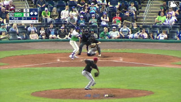 Bryant Betancourt singles on a line drive to center fielder Bo Davidson. Jose Torres scores. Dyan Jorge to 3rd.