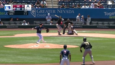 Nate Furman homers (5) on a fly ball to right field. Jared Oliva scores.