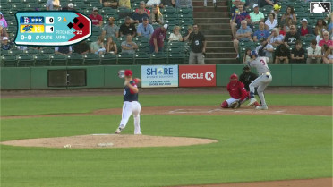 Trace Willhoite homers (6) on a fly ball to left center field.