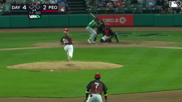 Victor Acosta homers (3) on a fly ball to right field.
