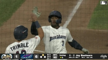 Dillon Lewis hits his fifth home run of the season