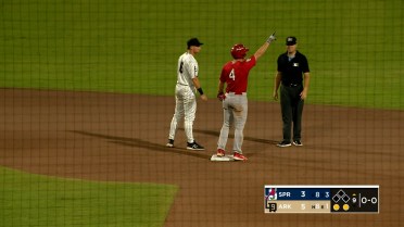 Zach Levenson's three-double game, four-hit game