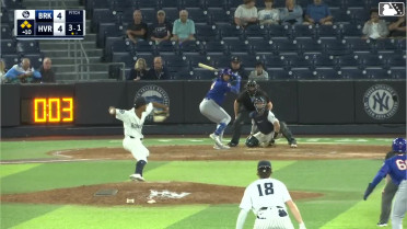 Ronald Hernandez walks. Chase Meggers scores. Elian Peña to 3rd. Aidan Smith to 2nd.