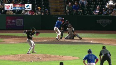 Hyeseong Kim doubles (4) on a line drive to center fielder Carlos Rodríguez. Alek Thomas scores. Ryan Ward scores.