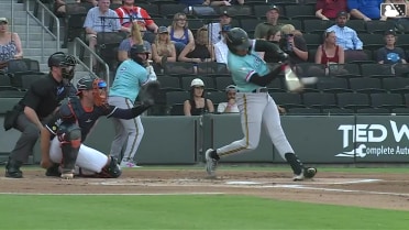 Christian Moore's fourth home run of the year