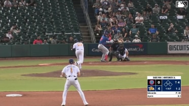 Owen Ayers homers (10) on a fly ball to left center field.