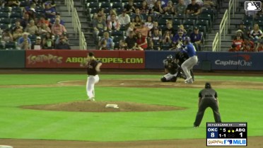 Alex Freeland homers (1) on a fly ball to left center field. Enrique Hernández scores. James Tibbs III scores.