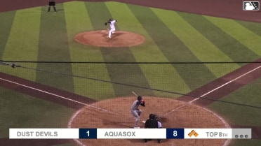 Capri Ortiz out on a sacrifice fly to center fielder Jonny Farmelo. Kevin Bruggeman scores. Gage Harrelson to 3rd.