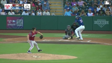 Griffin Lockwood-Powell homers (1) on a fly ball to left field.