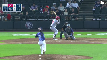 Alex Binelas homers (19) on a fly ball to right center field.