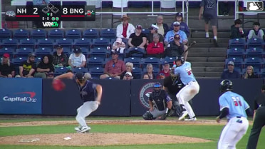 Nick Lorusso homers (11) on a fly ball to left center field. Jose Ramos scores.