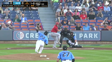 Branden Boissiere homers (8) on a fly ball to right field.