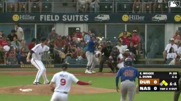 Easton McGee In play, run(s) to Oliver Dunn