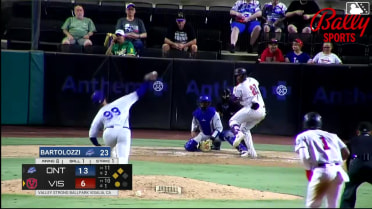 Enyervert Perez homers (10) on a line drive to left center field. Jose Alpuria scores. Abdias De La Cruz scores.