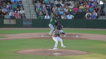 Junior Garcia walks. Nick Montgomery scores. Dalton McIntyre to 3rd. Dallas Macias to 2nd.