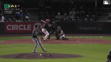 J.R. Freethy walks. Tucker Toman scores. Kendry Chirinos to 3rd. Matt Scannell to 2nd.