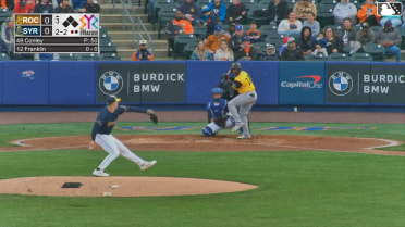 Christian Franklin homers (1) on a fly ball to right center field.