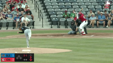 Jay Allen II homers (12) on a fly ball to left field.