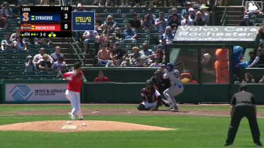 Nick Morabito homers (5) on a line drive to left field. Kevin Parada scores. Matt Rudick scores.