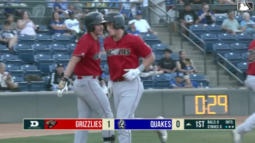 Ethan Holliday's solo home run