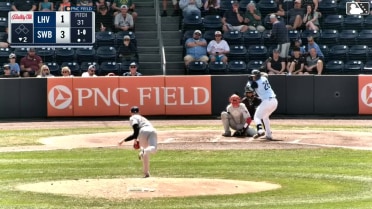 Abrahan Gutierrez homers (3) on a fly ball to left center field.