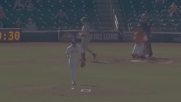 Luis Perales' pair of strikeouts