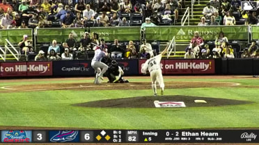 Ethan Hearn singles on a line drive to right fielder Dillon Lewis. Edgar Alvarez scores. Andy Garriola to 3rd.