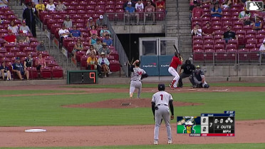 Jose Salas homers (7) on a fly ball to right center field.
