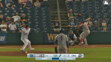 David Bañuelos doubles (4) on a fly ball to left fielder Colton Becker. Tristan Gray scores. Tanner Schobel scores.