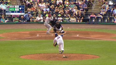 Bryan Rincon out on a sacrifice fly to left fielder Zach Kokoska. Bryson Ware scores.