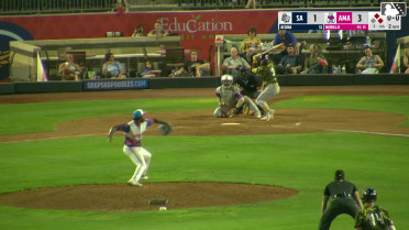 Francisco Acuna homers (6) on a fly ball to left field. Jake Cunningham scores. Ryan Jackson scores.