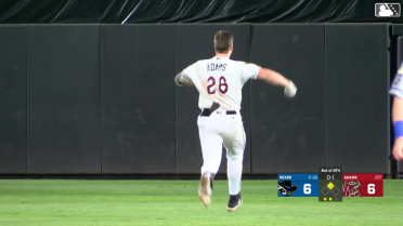 Luke Adams ropes a walk-off single