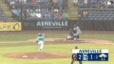 Luis Guanipa singles on a line drive to center fielder Justin Thomas Jr. Logan Braunschweig scores.