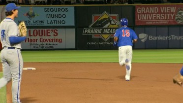 Cubs catcher Carlos Pérez smashes two home runs