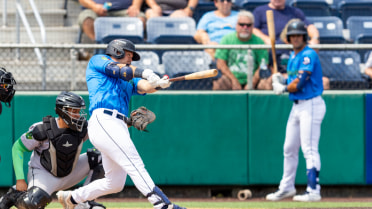 Matthew Ellis homers (13) on a fly ball to left field. Carter Dorighi scores. Carlos Jimenez scores.