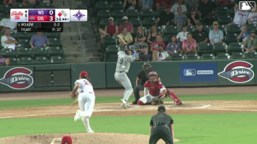 George Wolkow singles on a line drive to right fielder Isaiah Jackson. Javier Mogollon scores.