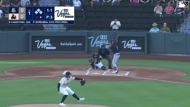 Cameron Cauley homers (6) on a fly ball to center field.