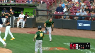 C.J. Pittaro's inside-the-park homer