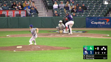 Jackson Hornung homers (3) on a fly ball to right field.