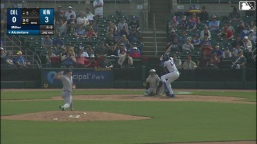 Jake Miller In play, run(s) to Kevin Alcántara