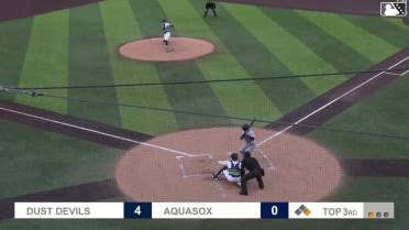 Anthony Scull homers (8) on a fly ball to right field. Randy De Jesus scores.