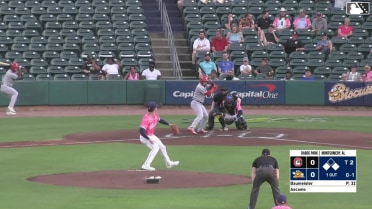 Johnny Ascanio singles on a ground ball to left fielder Brock Jones. Yerlin Confidan scores. Cade Hunter out at 3rd on the throw, left fielder Brock Jones to third baseman Ryan Spikes. Johnny Ascanio to 2nd.