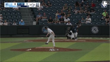 Sebastian Keane collects his fifth strikeout