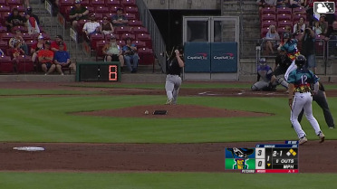 Brandon Winokur singles on a ground ball to center fielder Asbel Gonzalez. Marek Houston scores. Eduardo Tait to 2nd.